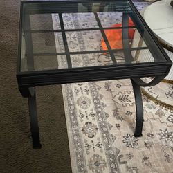 Small glass table