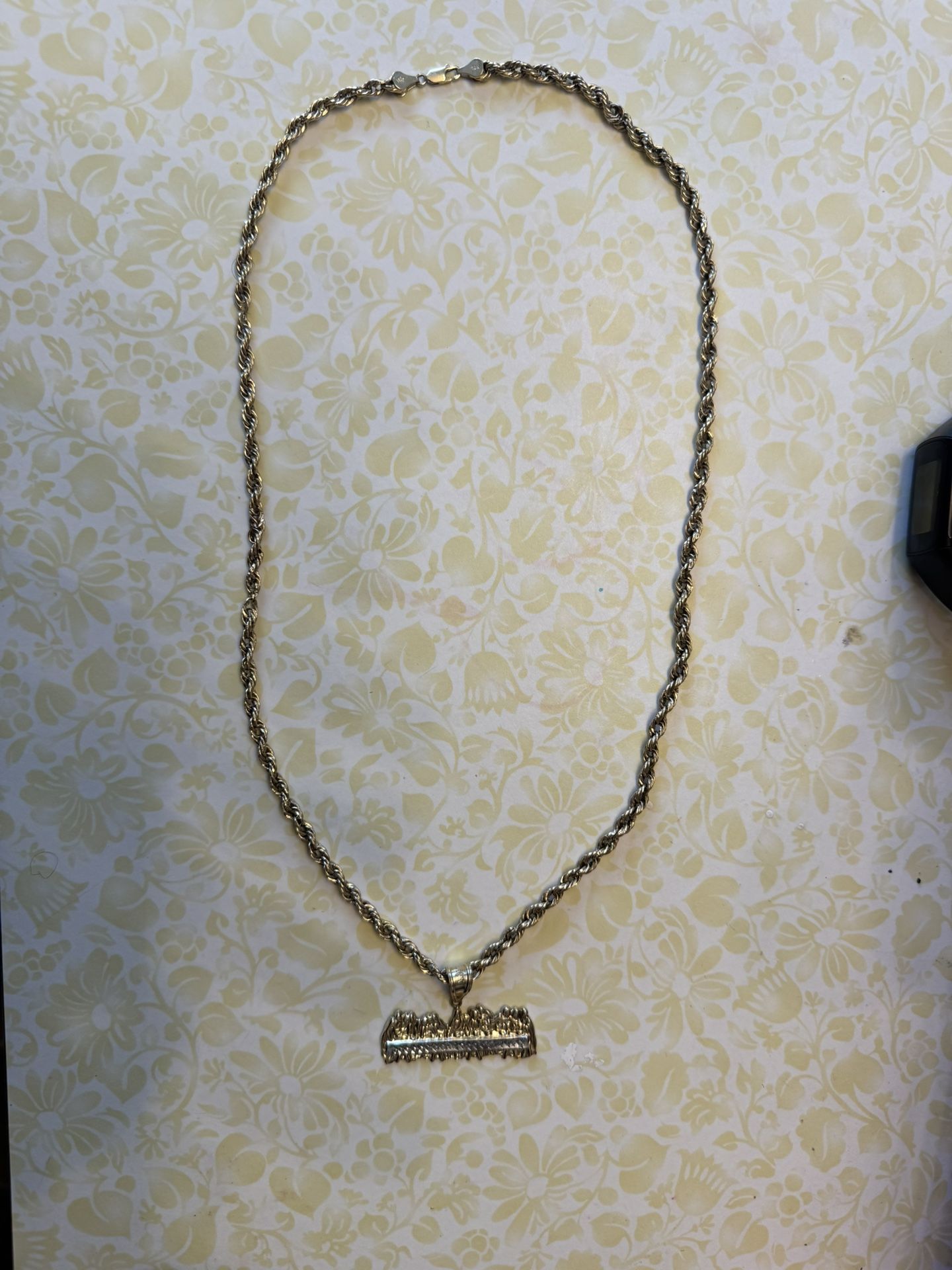 10k Gold Rope Charm Set