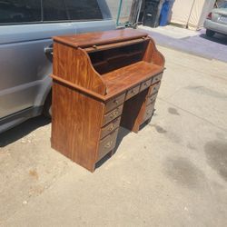 Desk Antique Roll Up Style