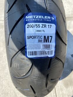 Brand new motorcycle rear tire