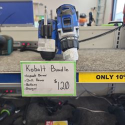 Kobalt Drill & Impact Driver Bundle