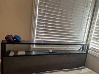 Bed Frame with LED (Modern)