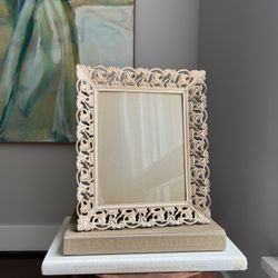 Large Vintage Ornate Brass Picture Frame ( 8"x10" ) firm on price