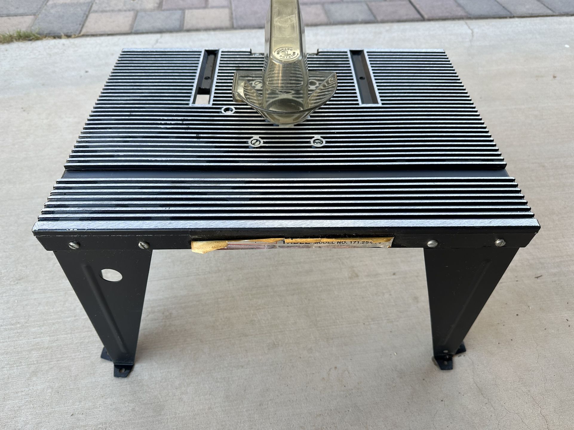 Vintage Sears Craftsman router/sabre saw table, model number 171.25444