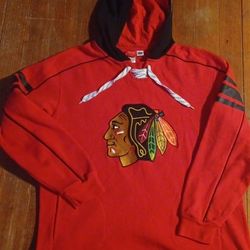 Chicago Blackhawks Hoodie Men's Size 2XLARGE Pullover Hockey