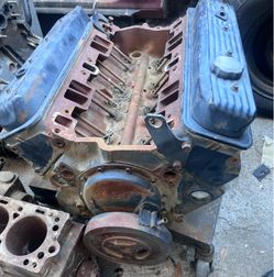 Chevy 350 long block.