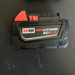Milwaukee M18 Batería 🔋 Xc5.0ah $50 Firme Precio 