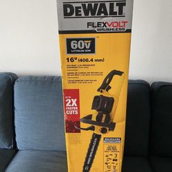 DEWALT FLEXVOLT 16” CHAINSAW  ( No Battery No Charger  )