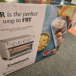 Cuisinart Air Fryer Toaster Oven W/ Grill. Stainless Steel