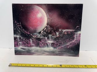 2 space/ planet pieces of wall art