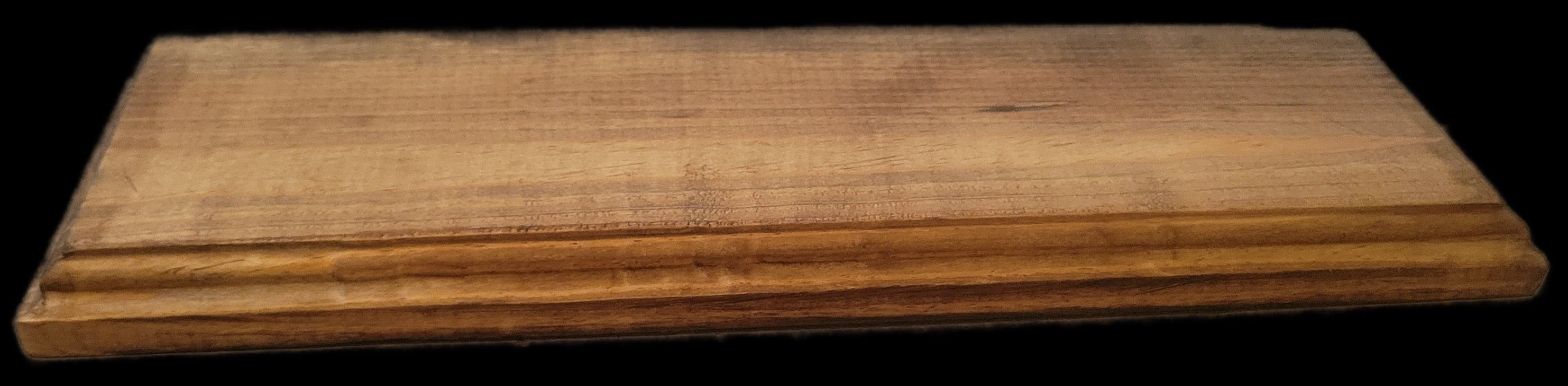 2 Handmade Wooden Floating Shelves 12"x 4"