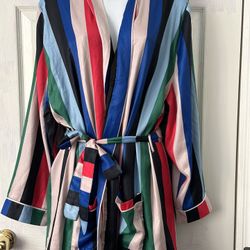 Women’s Plush Apparel Robe Sz L