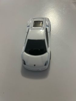 Lamborghini toy car white Mattel iron cast