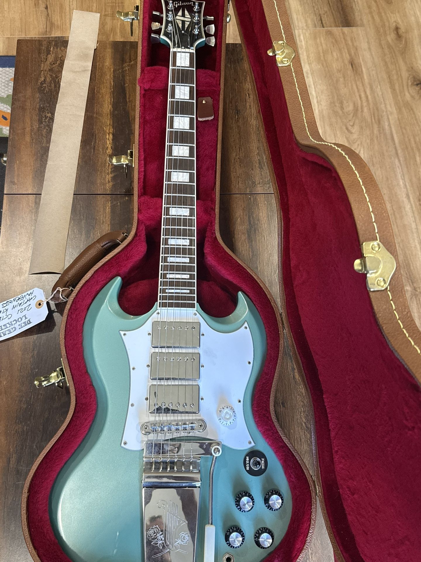 2021 Gibson Kirk Douglas Signature SG - Inverness Green
