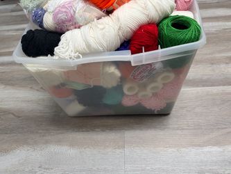 Large Lot of Assorted Yarn and Thread
