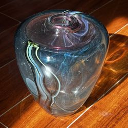 Art Glass Vase MCM style  