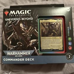 MAGIC THE GATHERING WARHAMMER 40.000 commander deck tyranid swarm 