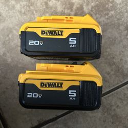 Dewalt Batteries 5.0 