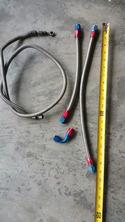 -6 AN Stainless Steel Braided Hoses