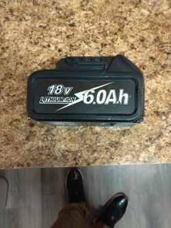 18v 6Ah Battery
