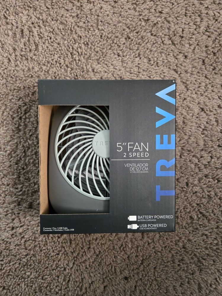 Treva 5" USB Fan
