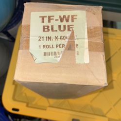 Blue Construction Wrap