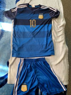 Messi 10 Argentina Soccer Jersey
