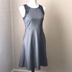 Banana Republic Chevron Print Skater Dress Size 2