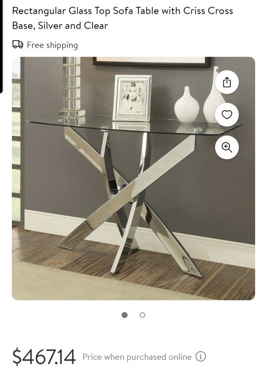 Glass Console Table