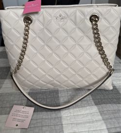 Kate Spade Quilted Leather Tote Bag