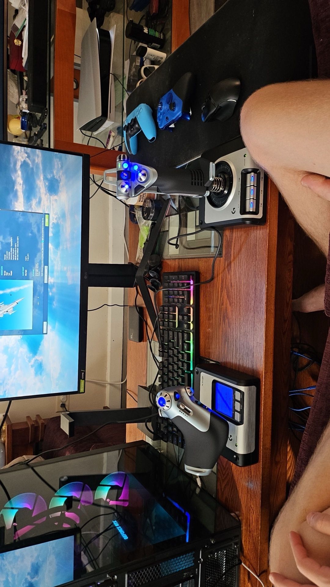 Gaming Pc, 12700k I7 Cpu, Rtx 3080 Gpu, 32gb Ram, Water Cooling W/ (optional) Monitor And Wireless Razor Mouse And Logitech X52 Hotas