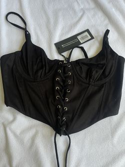 White Fox Black Corset