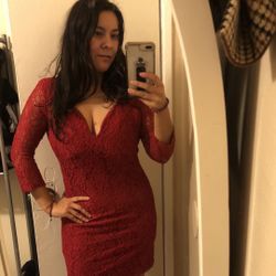 Nice Red Dress Foreigh Exchange /Vestido Rojo Large