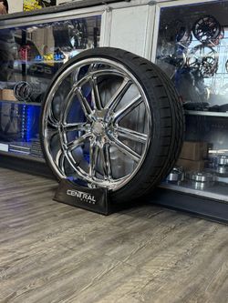 24” Us Mags Wheels 24x9 Front 24x10 Rear 5x5 (5x127) C10 Squarebody Obs C1500 Impala 