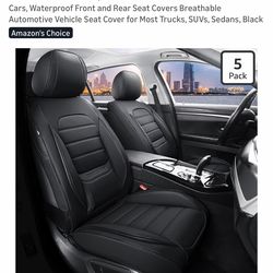 Brand New Full Leather Seat Covers – Universal Fit (Black)
