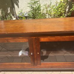 Tv  Console Like New Wooden