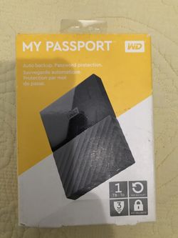 My passport computer backup