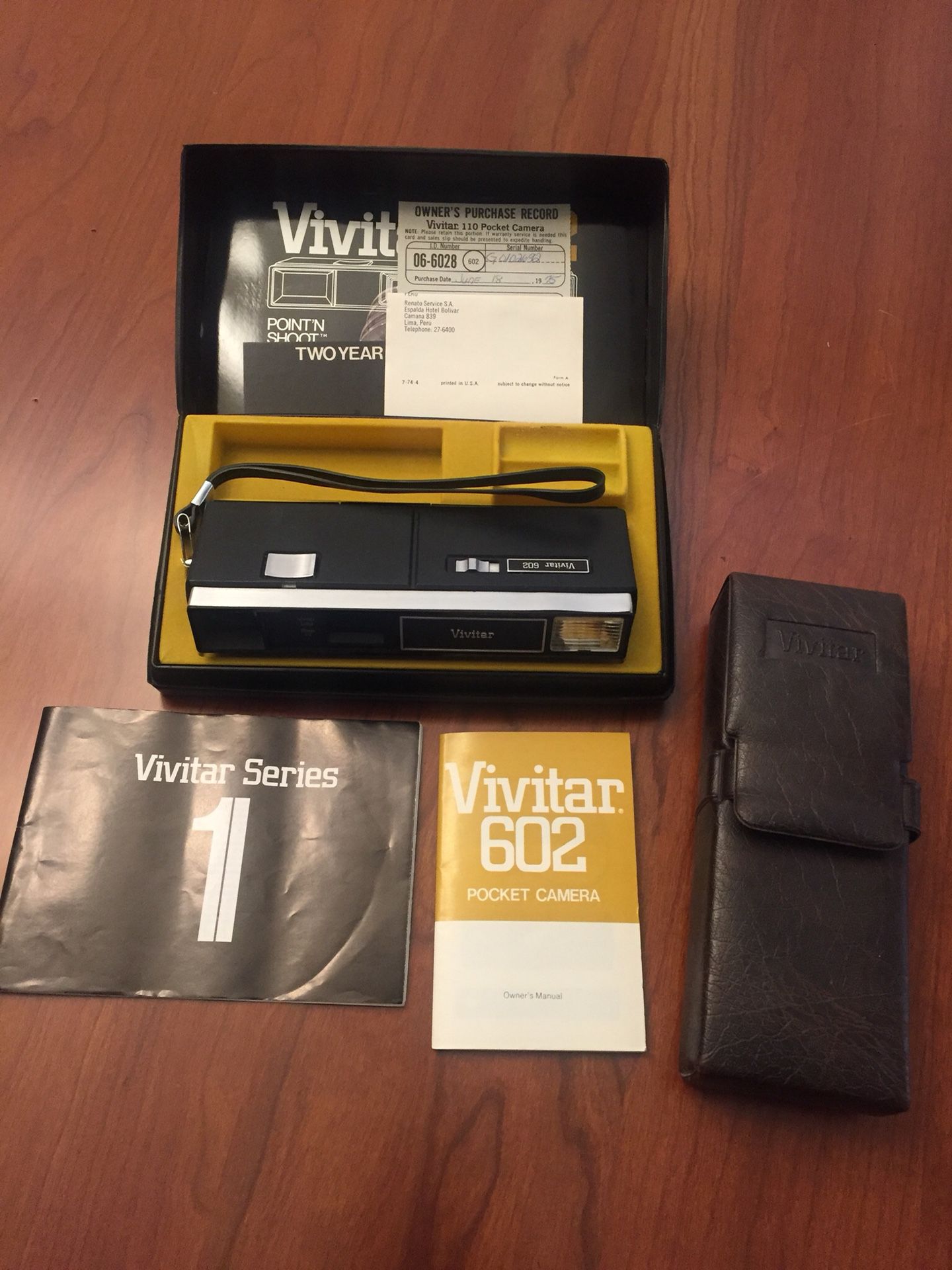 Vivitar 602 Pocket Camera