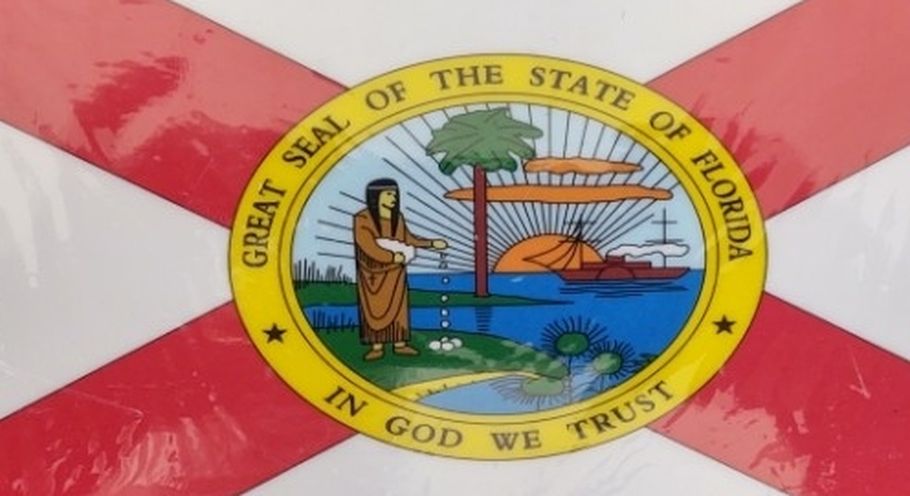 Florida State Seal Plate, New Old Stock