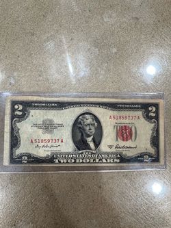 1953-A $2 US Note Red Seal