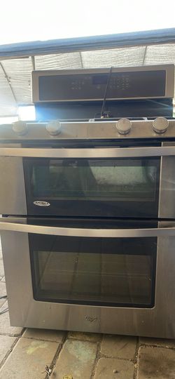Whirlpool America Stainless Steel Double Oven Gas Range