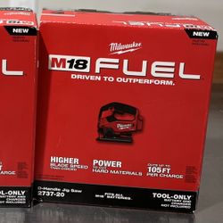 Milwaukee 18V Lithium-Ion Brushless Cordless Jig Saw Tool Only 