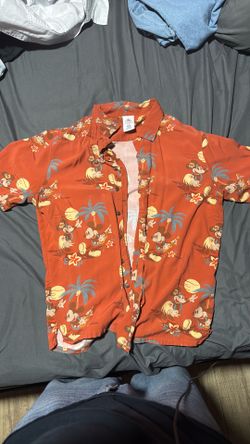 Disney Mickey Mouse Button Up Shirt