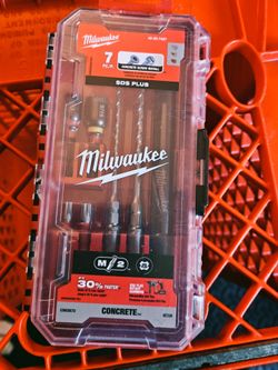 Milwaukee 7-Piece SDS Plus Concrete Drill Bit Set