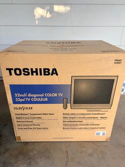 Toshiba 32-Inch Color TV in Box