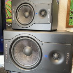 M AUDIO BX5A & BX8A POWERED STUDIO MONITORS 
