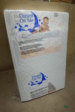 2-in-1 Dream On Me Extra Firm Portable Crib Mattress