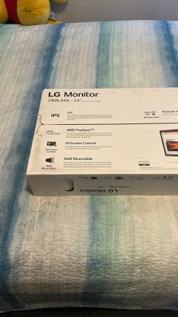 New LG Monitor 24in And 60 Hertz