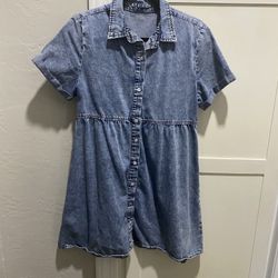 Denim Dress Size Medium 