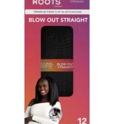 Natural Roots Clip In Hair Extensions 12”